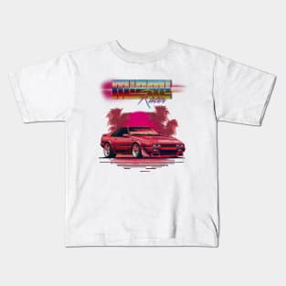 Retro sports car 80's. Miami Racer Kids T-Shirt